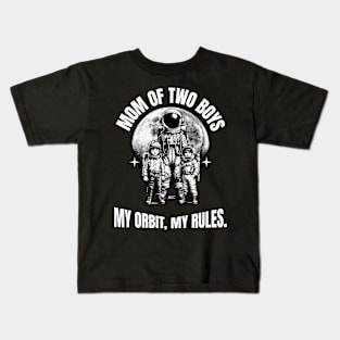 MOM OF TWO BOYS Kids T-Shirt